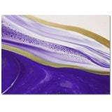 Purple Watercolor Gradient Marble Texture Right Angle Felt Rugs - LeobonZone
