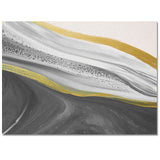 Grey Watercolor Gradient Marble Texture Right Angle Felt Rugs - LeobonZone