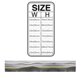 Grey Watercolor Gradient Marble Texture Table Runner Place Mats - LeobonZone