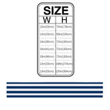 Classic Blue And White Stripe Table Runner Place Mats - LeobonZone