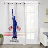 Statue of liberty on Independence Day Blackout Curtain