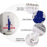 Statue of liberty on Independence Day Shower Curtain - LeobonZone