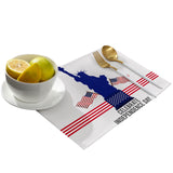Statue of liberty on Independence Day Personalized Table Placemats