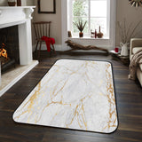 Golden marble and granite pattern Sponge Rillet Rubber Rugs - LeobonZone