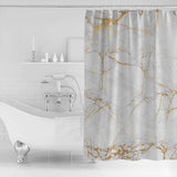 Golden marble and granite pattern Waterproof Durable Shower Curtain