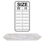 Golden marble and granite pattern Table Runner Place Mats Sharp Angle - LeobonZone