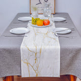 Golden marble and granite pattern Table Runner Place Mats - LeobonZone