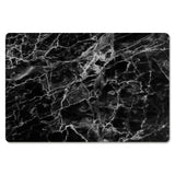 Black Marble and granite pattern Leather Doormat - LeobonZone