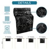 Black Marble and granite pattern Table Runner Place Mats - LeobonZone