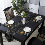 Black Marble and granite pattern Table Flag And Table Mat Suit Sharp angle