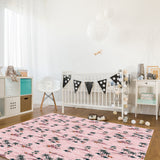 Summer Coconut Island Right Angle Felt Rugs - LeobonZone