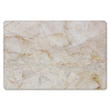 Beige Marble and granite pattern Leather Doormat - LeobonZone