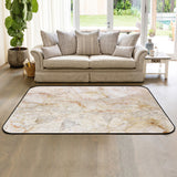 Beige Marble and granite pattern Sponge Rillet Rubber Rugs