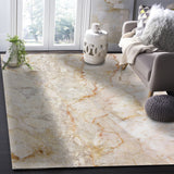 Beige Marble and granite pattern Right Angle Felt Rugs - LeobonZone