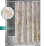Beige Marble and granite pattern Waterproof Durable Shower Curtain - LeobonZone