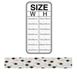 Gold Marbling square Splicing Table Runner Place Mats - LeobonZone