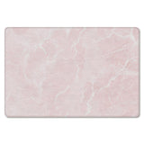 Pink Marble Granite Texture Leather Doormat - LeobonZone
