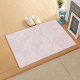 Pink Marble Granite Texture Leather Doormat - LeobonZone