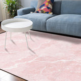 Pink Marble Granite Texture Sponge Rillet Rubber Rugs - LeobonZone