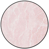 Pink Marble Granite Texture Circular Felt Carpets - LeobonZone
