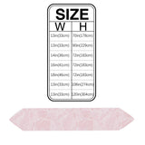 Pink Marble Granite Texture Table Runner Place Mats Sharp Angle - LeobonZone