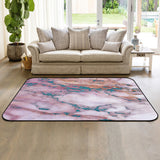 Pink Marble light color pattern stone Sponge Rillet Rubber Rugs
