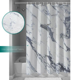 Grey Marble light color pattern stone Waterproof Durable Shower Curtain - LeobonZone
