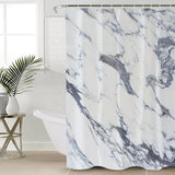 Grey Marble light color pattern stone Waterproof Durable Shower Curtain - LeobonZone