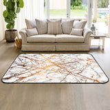 Marble golden crack pattern Sponge Rillet Rubber Rugs