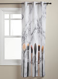 Eyebrow pencil make-up marbling window curtains - LeobonZone