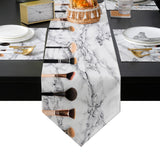 Eyebrow pencil make-up marbling Table Flag And Table Mat Suit Sharp angle - LeobonZone