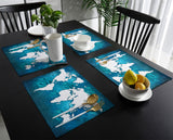 Summer Ocean Earth Plate Personalized Table Placemats - LeobonZone
