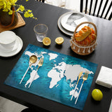 Summer Ocean Earth Plate Personalized Table Placemats - LeobonZone