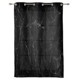 Black Marble crack texture window curtains - LeobonZone