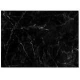Black Marble crack texture Right Angle Felt Rugs - LeobonZone