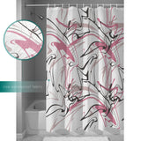 Abstract Art Line Waterproof Durable Shower Curtain - LeobonZone