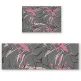 Dazzling Lines Right Angle Felt Doormat Two piece set - LeobonZone