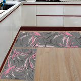 Dazzling Lines Right Angle Felt Doormat Two piece set
