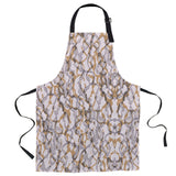 Retro Pattern Personalized Canvas Apron - LeobonZone