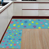 Lovely Feet Right Angle Felt Doormat Two piece set