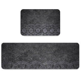 Gradual Change Pattern Circular Angle Felt Carpets Two piece set - LeobonZone