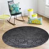 Gradual Change Pattern Circular Felt Rugs - LeobonZone