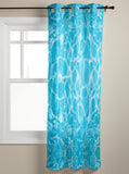 Water Ripple Grommet Single Curtain Panel - LeobonZone