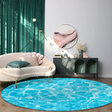 water ripple Circular Felt Rugs