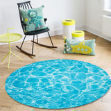 water ripple Circular Felt Rugs - LeobonZone