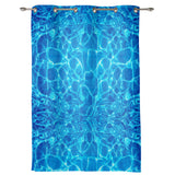 Water Ripple Blackout Drapery Panels - LeobonZone