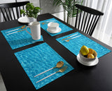 Water Ripple Personalized Table Placemats - LeobonZone