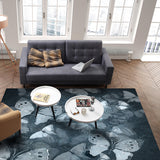 Hand painted Butterfly Right Angle Felt Rugs - LeobonZone