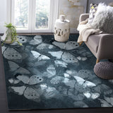 Hand painted Butterfly Right Angle Felt Rugs - LeobonZone