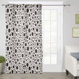 White dots Blackout Window Curtains - LeobonZone